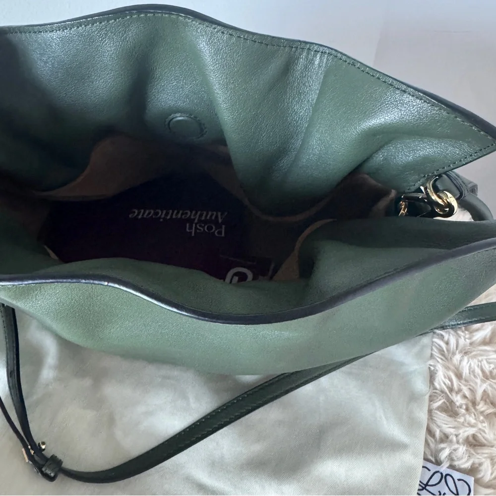 SOLD Loewe Flamenco, Green/ Vintage Khaki - Picture 7 of 14